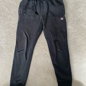 Men’s Champion Reverse Weave sweatpants black size medium
